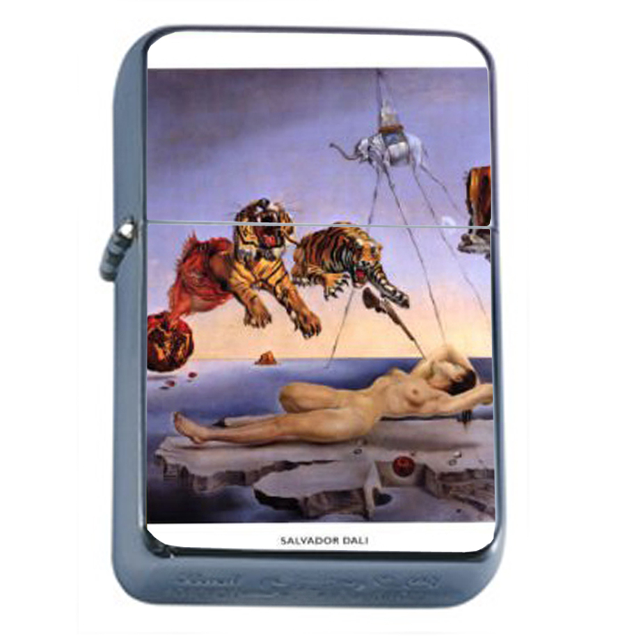 Salvador Dali Nude Dream Tiger Oil Lighter 017