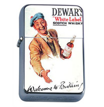 Dewar&#39;s Scotch Whisky Vintage Ad Oil Lighter 051 - £11.82 GBP
