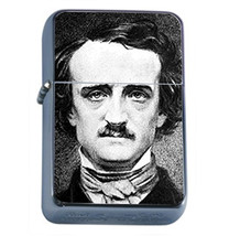 An item in the Collectibles category: Edgar Allan Poe Old Photograph Oil Lighter 128