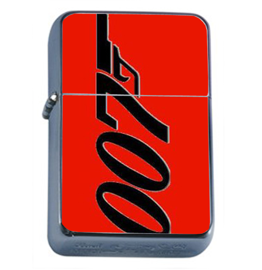 James Bond Red Classic Logo Oil Lighter 123