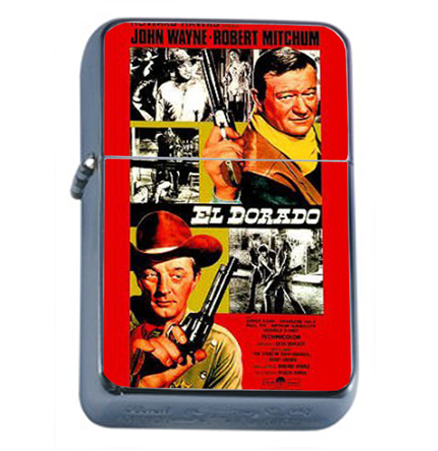 John Wayne Robert Mitchum Oil Lighter 292