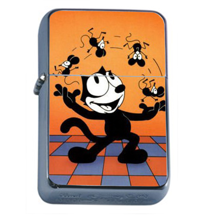 Felix The Cat Juggling Mice Oil Lighter 402