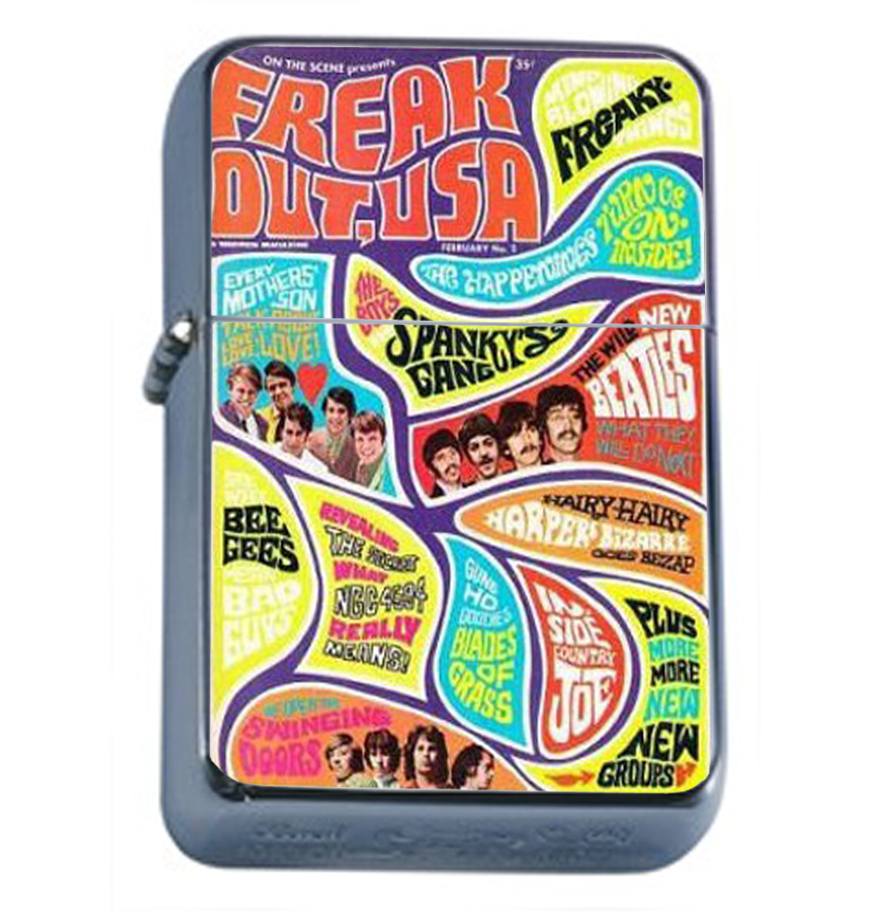 Freak Out 1960s Beatles Pop Oil Lighter 404
