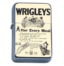 Wrigley&#39;s Chewing Gum Very Early Retro Ad Oil Lighter 561 - £10.97 GBP