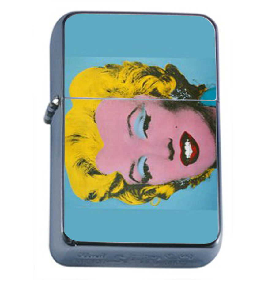 Andy Warhol Marilyn Monroe Blue Oil Lighter 565