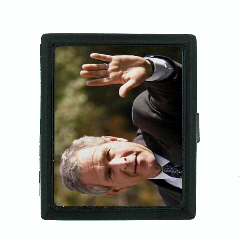 George W. Bush Smile & Wave Cigarette Case 018