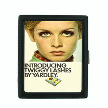 Twiggy Eyelashes 1960s Retro Cigarette Case 091 - $13.48