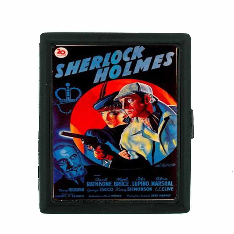 Basil Rathbone Sherlock Holmes Cigarette Case 050