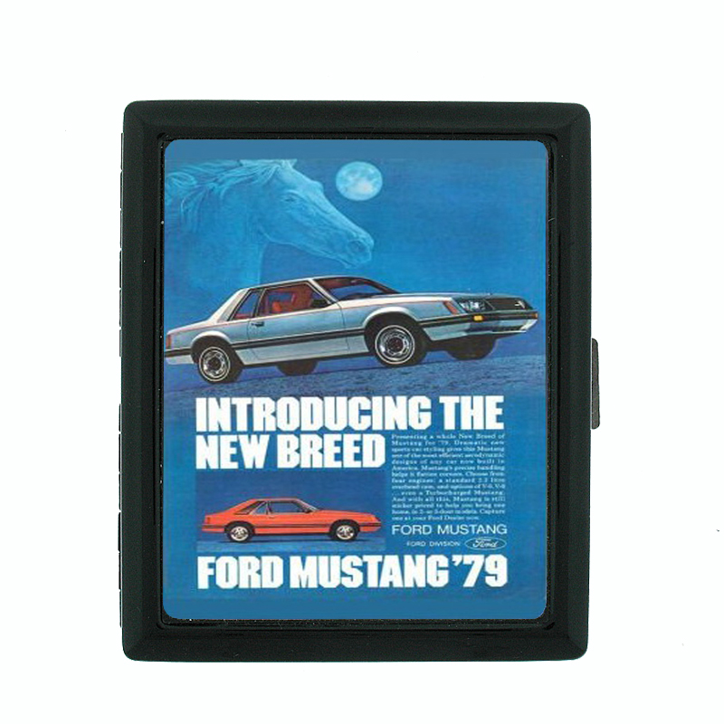 Ford Mustang 1979 Retro Ad Cigarette Case 249