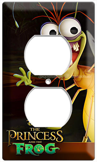 NEW RAY FIREFLY PRINCESS AND THE FROG DISNEY POWER OUTLET PLUG COVER WALL PLATE