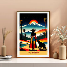 California Travel Poster: Vintage Wall Art Print Retro Sunshine State La... - €4,33 EUR