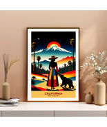 California Travel Poster: Vintage Wall Art Print Retro Sunshine State La... - €4,33 EUR