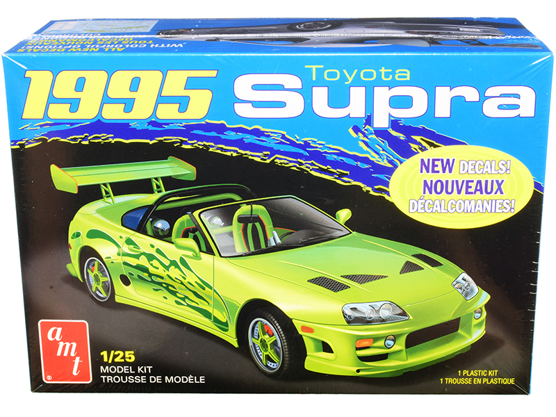 Skill 2 Model Kit 1995 Toyota Supra Convertible 1/25 Scale Model by AMT - $50.17