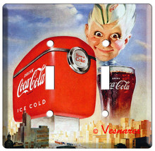 Coca Cola Coke Vintage 195 O 60 Soft Drink Ad Light Switch Cover Wall Plate Retro - £17.17 GBP