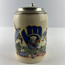 Milwaukee Brewers 1986 Commemorative Beer Stein Mader&#39;s Tower Gallery Nu... - £27.62 GBP