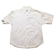 Chevron Western California White Oil Gas Collar Polo Shirt L Tri Mountain 888A - £25.11 GBP
