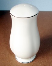 Lenox American Home Pepper Shaker (or Salt) Ivory with Platinum Trim New - £11.03 GBP