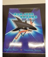 San Jose Sharks Program - Volume 1 Number 1 -  October 5, 1991 - Inaugur... - £11.04 GBP