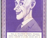 1940s Comic Arcade Card Ex Sup Co Frankie Stein Your Blind Date Chicago K5 - £5.49 GBP