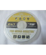 SONY PSP PRO MEDIA DIRECTOR 500+ GAME SAVES DISC 2 in 1 Saves - $5.00