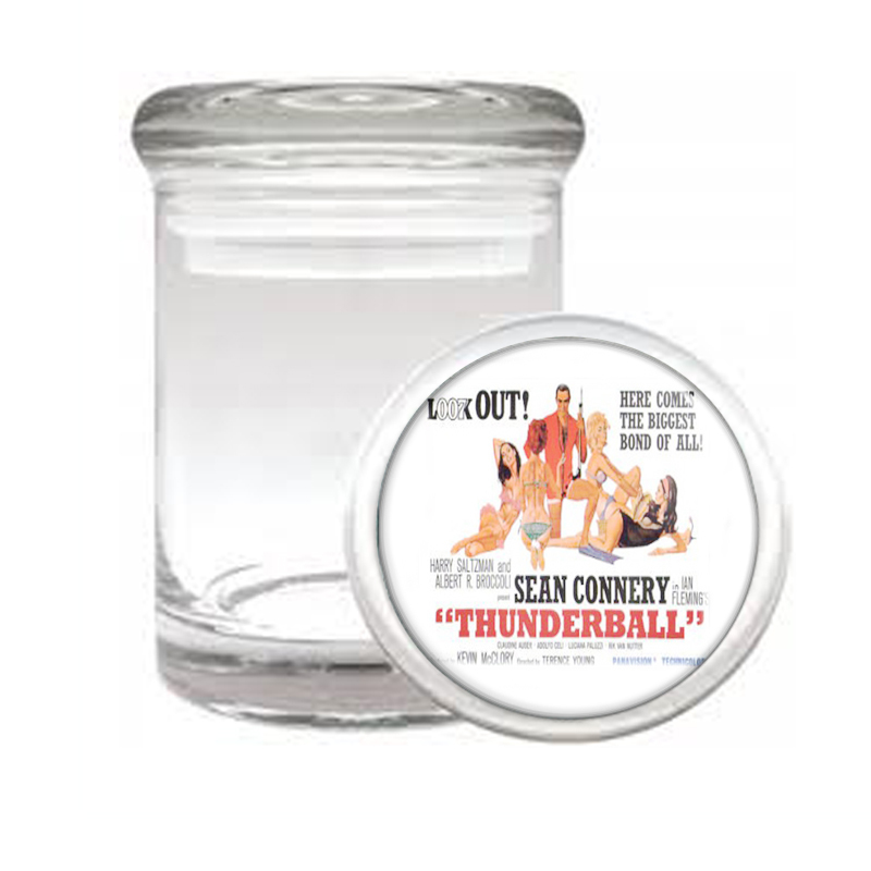 James Bond, Sean Connery, Medical Glass Jar 097 - $14.48