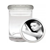 Audrey Hepburn Very Elegant Medical Glass Jar 205 - $14.48