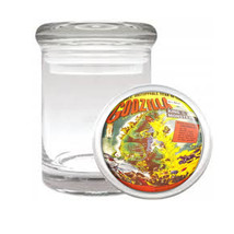 Godzilla 1956 Movie Poster Medical Glass Jar 255 - $280.01 MXN