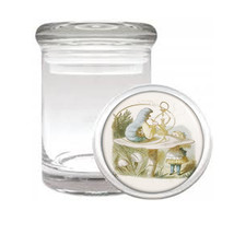 Alice In Wonderland Tenniel Hookah Medical Glass Jar 283 - $14.48