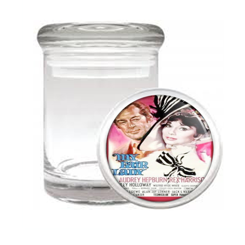 Audrey Hepburn My Fair Lady Medical Glass Jar 284 - $14.48