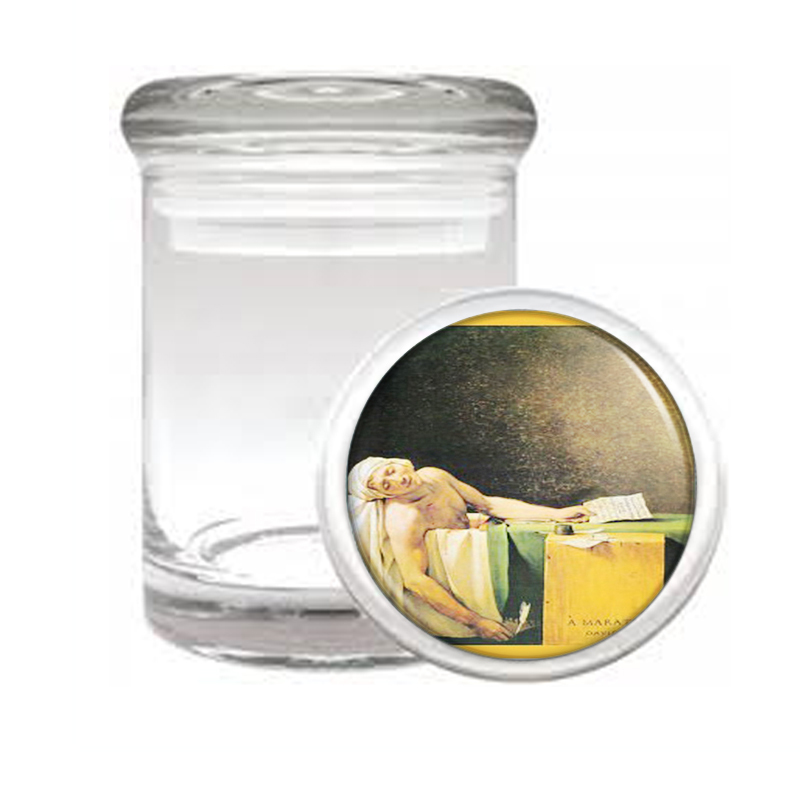 Death Of Marat Jacques Louis David Medical Glass Jar 393