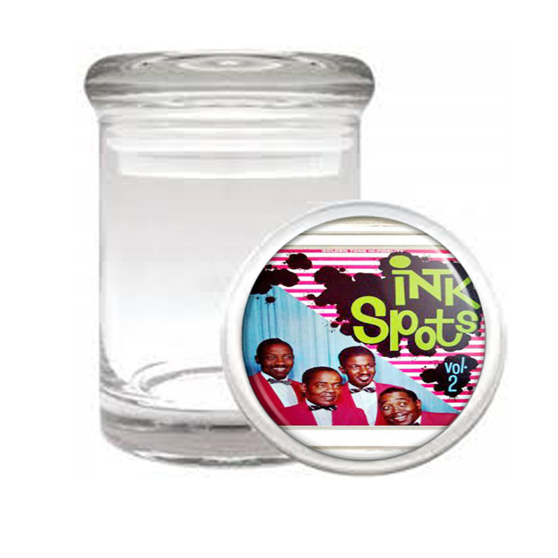 The Ink Spots Retro Record Medical Glass Jar 416 - $14.48
