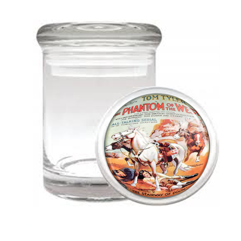 Tom Tyler Western 1931 Medical Glass Jar 484 - $14.48