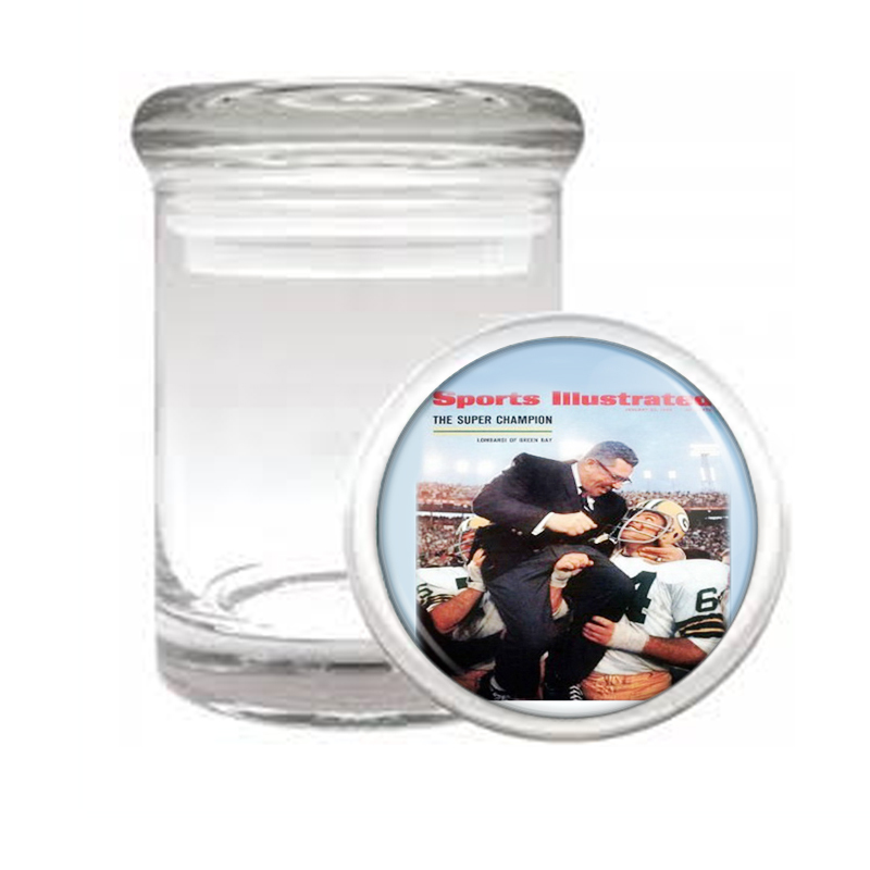 Vince Lombardi Green Bay Packers Medical Glass Jar 535