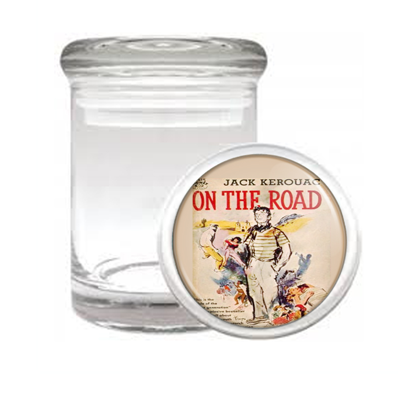 Jack Kerouac On The Road Book Medical Glass Jar 545