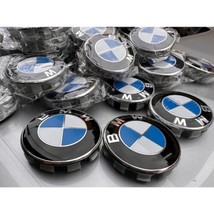 Wheel Center Hub Cap 68mm 4 Pcs OEM For BMW Series E46 E39 E36 E90 E60 X... - £14.01 GBP