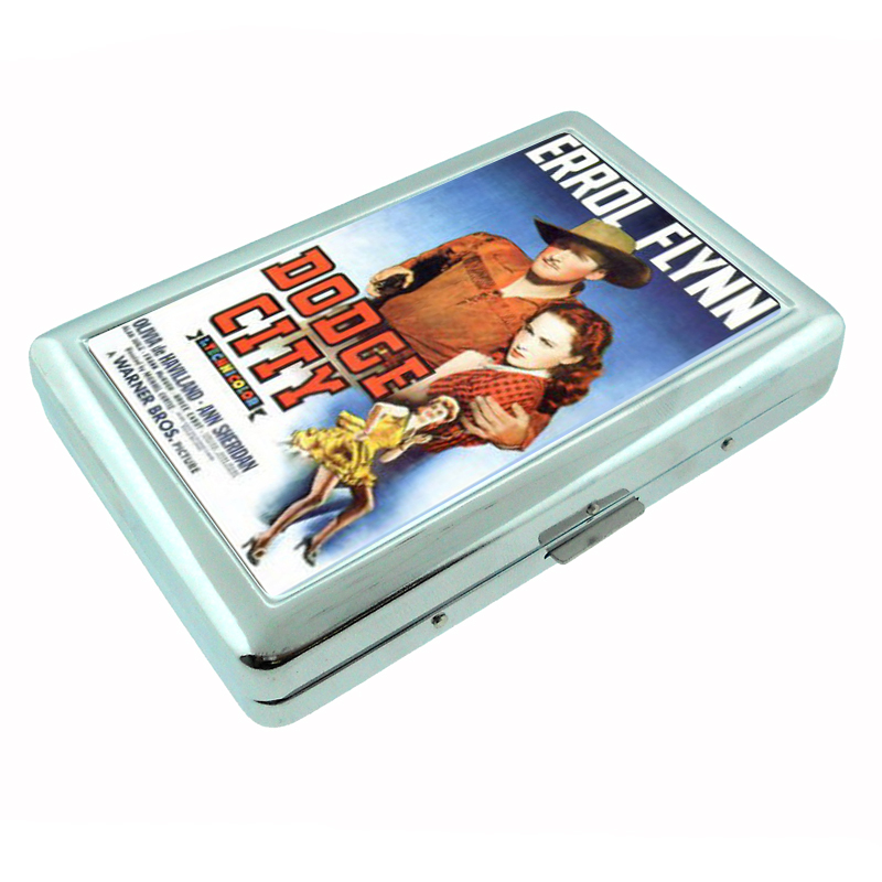 Errol Flynn Dodge City Silver Cigarette Case 327
