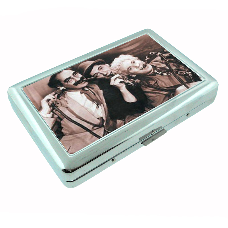 Groucho Chico Harpo Marx Brothers Silver Cigarette Case 411