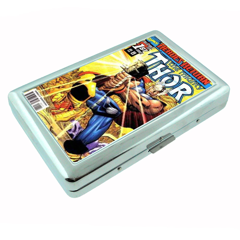 Mighty Thor Comic Book #1 1998 Silver Cigarette Case 515