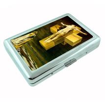 Salvador Dali Crucifixion Body Silver Cigarette Case 526 - £12.67 GBP