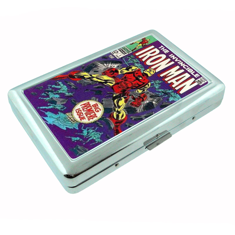 Iron Man #1 1968 Comic Book Silver Cigarette Case 524