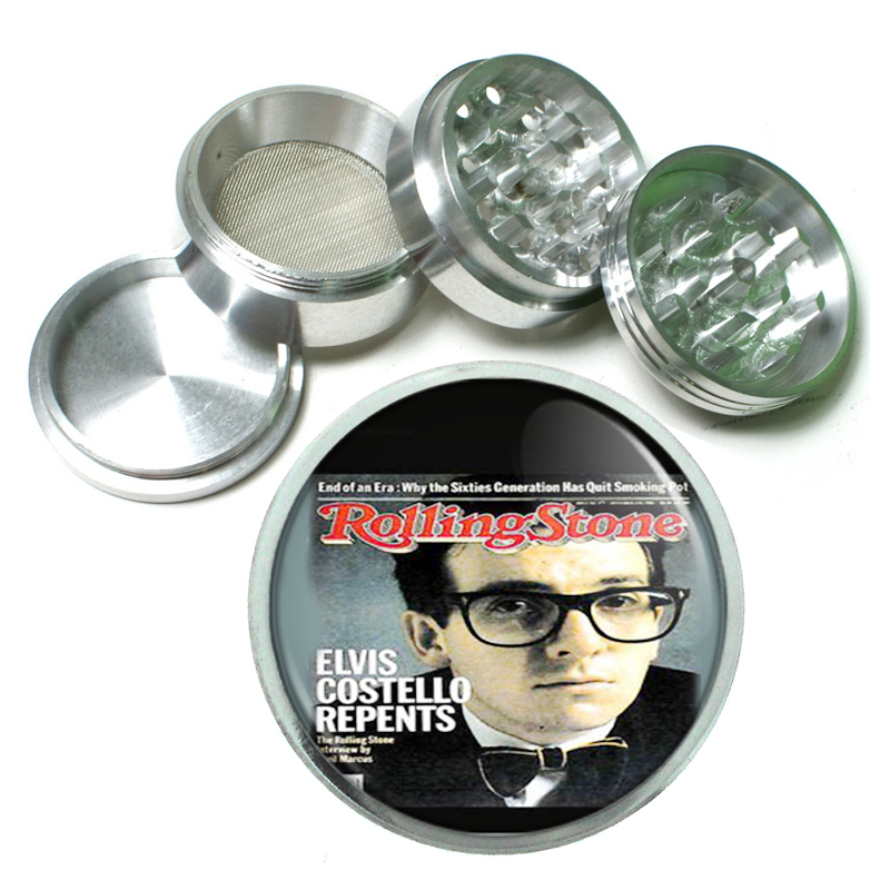 Elvis Costello 1982 Rolling St 4Pc Aluminum Grinder 130 - $15.48