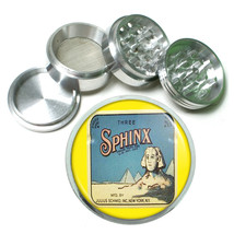 Vintage Condom Tin Sphinx 4Pc Aluminum Grinder 140 - £12.37 GBP