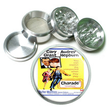 Cary Grant Audrey Hepburn Charade 4Pc Aluminum Grinder 169 - $15.48