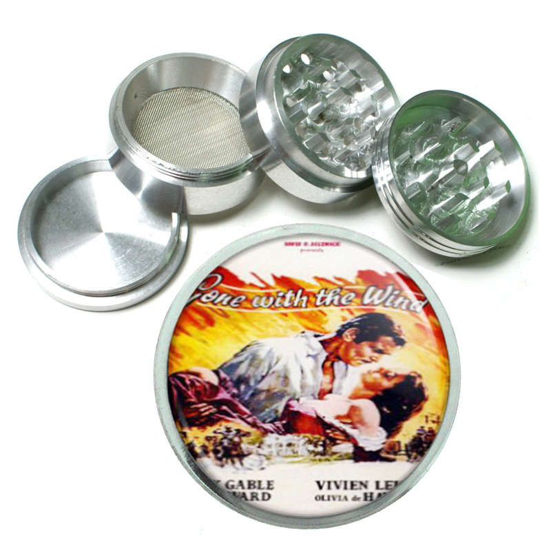 Gone With The Wind Clark Gable Poster 4Pc Aluminum Grinder 183