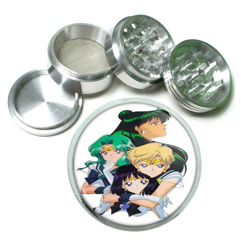 Sailor Moon Green Hair 4Pc Aluminum Grinder 214 - $15.48