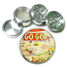 Go-Go &#39;60s Bikini Pop Comic 4Pc Aluminum Grinder 408 - $15.48