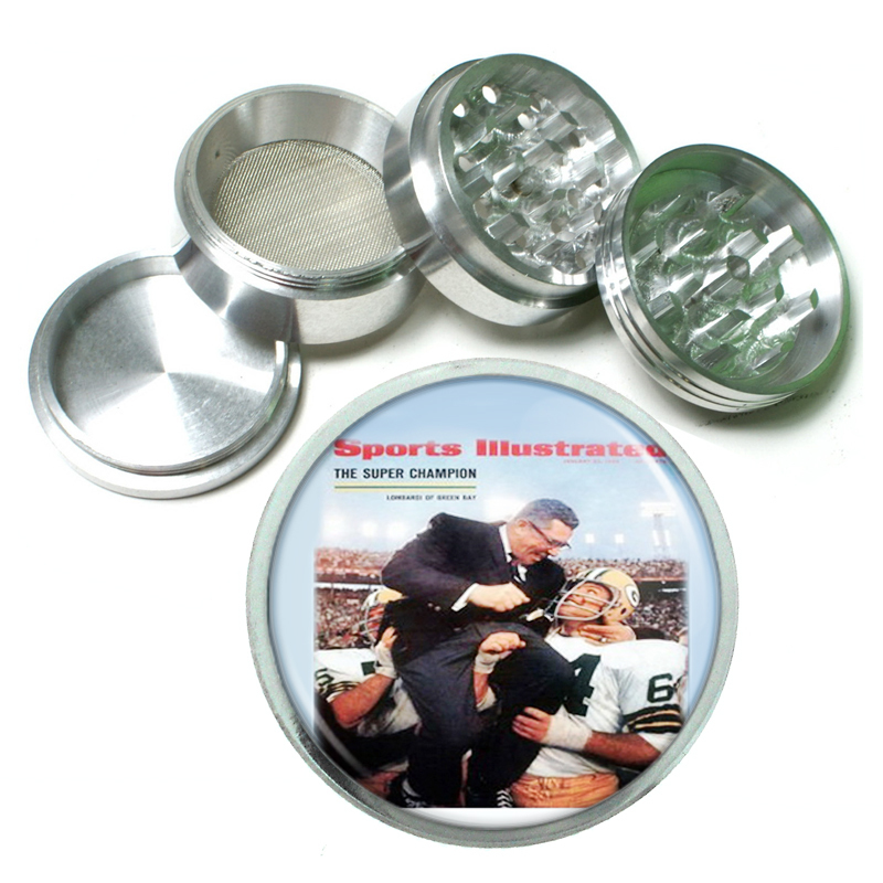 Vince Lombardi Green Bay Packers 4Pc Aluminum Grinder 535