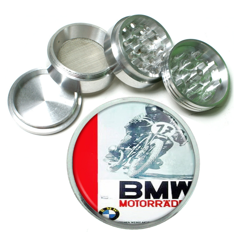 BMW Motorcycle Vintage Poster 4Pc Aluminum Grinder 576