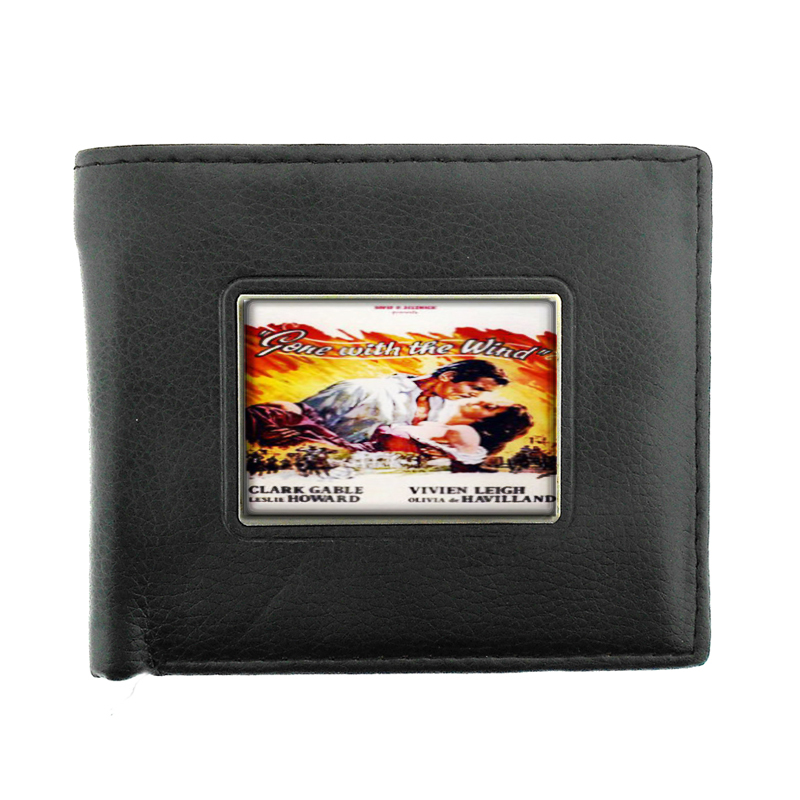 Gone With The Wind Clark Gable Poster Bifold Wallet 198