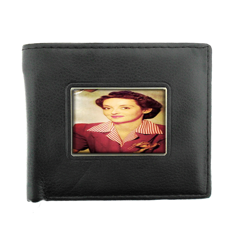 Bette Davis Color Portrait Double-Sided Bifold Wallet 228